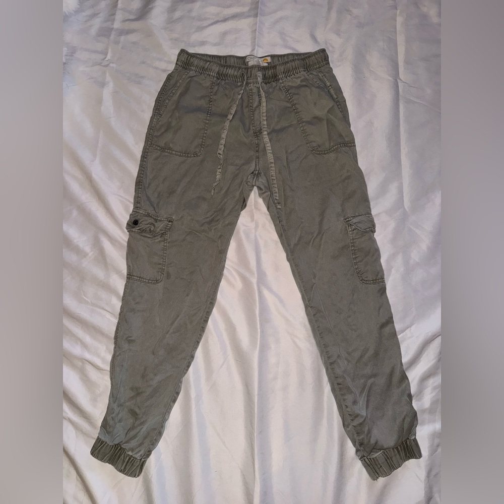 C&C California Women's Charcoal Cargo Joggers